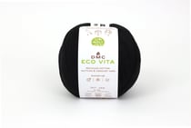Pelote de fil à tricoter - DMC - Eco Vita 3 - Noir 002