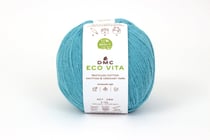 Pelote de fil à tricoter - DMC - Eco Vita 3 - Turquoise 187