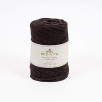 Pelote de fil à tricoter - DMC - Eco Vita T-shirt Yarn - Marron
