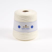 Pelote de fil à tufter 100% acrylique - DMC - Tuft Tuft - Blanc cassé 812