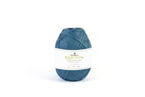 Pelote de fil à tricoter 100% fibres de bois - DMC - Eco Vita Raffia - Bleu