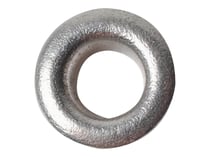 50 œillets rond - argent 