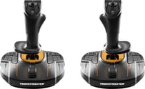 Thrustmaster T.16000M Space Sim Duo Stick Joystick - simulateur vol PC - noir/orange