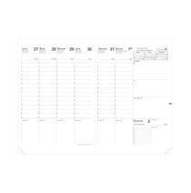 Recharge pour agenda scolaire semainier 2026/2027 Quo Vadis - 18 x 24 cm - Planning SD