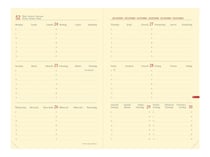 Agenda scolaire semainier 2021/2022 - Horizontal 24 SD Everest - 16 x 24 cm - Quo Vadis - Gris