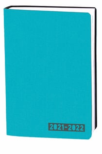 Agenda journalier 2021-2022 - Galaxy - 10 x 15 cm - Quo Vadis - Turquoise