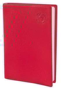 Agenda semainier 2026 Quo Vadis - Rouge - 10 x 15 cm - Affaires Equology