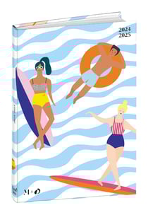 Agenda scolaire journalier 2024/2025 Quo Vadis - 12 x 17 cm - Maison Matine bain midi