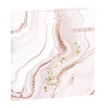 Agenda semainier 2026 Quo Vadis - Rose - 16 x 16 cm - Exécutif Hipsy