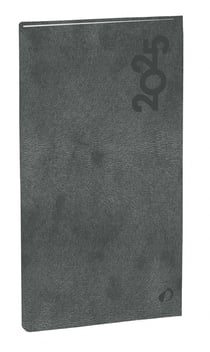 Agenda semainier 2026 Quo Vadis - Gris - 8,8 x 17 cm - Gaïa Italnote