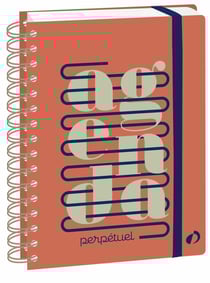 Agenda perpétuel semainier Quo Vadis - 15 x 21 cm - Eternity Graphic