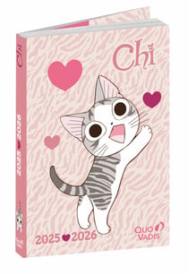 Agenda scolaire journalier 2025/2026 Quo Vadis - Chi - 12 x 17 cm - Tigre