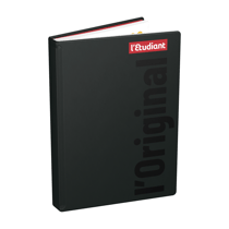 Agenda scolaire journalier 2026/2027 L'Etudiant Original - Noir - 15 x 21 cm