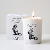 Bougie végétale parfumée Le Chandelière - Animal totem Renard - 180g
