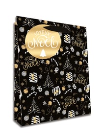 Sac cadeau Editions Cely - Noël chic - Taille L