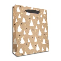 Sac cadeau Medium Hiver en or 2024 - Edition cely