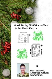 North Facing 2BHK House Plans As Per Vastu Shastra - First, #1