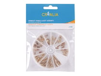 60 embouts pince-lacets assortis - Or - Créalia