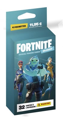 1 pack de 32 cartes Panini - Fortnite - Modèles aléatoires