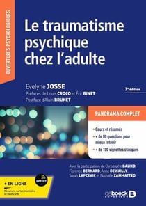 Le traumatisme psychique chez l'adulte