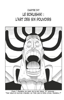 One Piece édition originale - Chapitre 347 - Le rokushiki : l'art des six pouvoirs