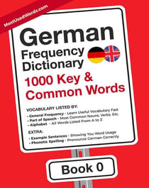 German Frequency Dictionary - 1000 Key & Common German Words in Context - German-English, #0