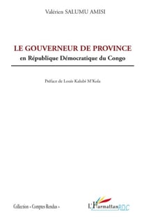 Le gouverneur de province en République Démocratique du Congo