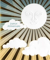 Carte double Aurore