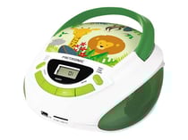 Lecteur CD Metronic - Jungle - Blanc, vert - 3 Watt