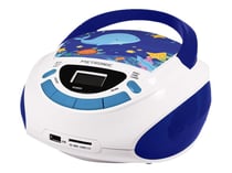 Lecteur CD Metronic - Ocean - Blanc et bleu - 3 Watt