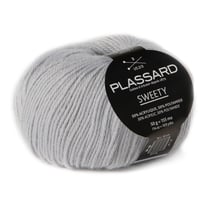 Pelote de fil à tricoter - Plassard - Sweety - Gris clair 10