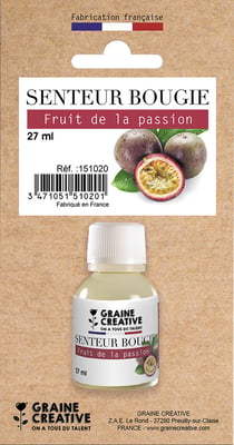 Parfum à bougie Graine Créative - Fruit de la passion - 27 ml