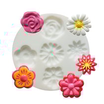 Mini-moules fleurs