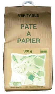 Pâte à papier - Sac - 500 g