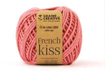 Bobine de coton câblé pour macramé - Graine Créative - 25mm x 80 m - Vieux rose
