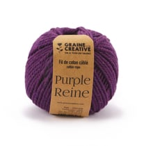 Fil macramé Graine Créative - Coton câblé - Violet