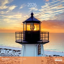 Calendrier mural 2026 Pictura - Phares - 30 x 30 cm