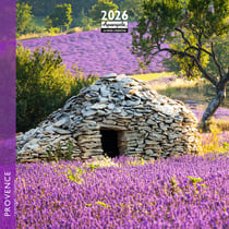 Calendrier mural 2026 Pictura - Provence -16 x 16 cm
