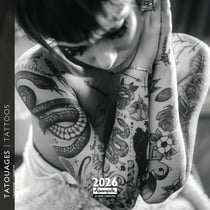 Calendrier 2026 Pictura - Tatouages - 16 x 16 cm