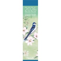 Calendrier marque-pages 2026 Pictura - Illustrations oiseaux