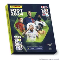 Coffret foot 2024 Ligue 1 Album Panini - 19 pochettes + 3 offertes