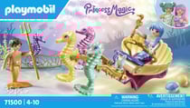 Playmobil® - Calèche avec sirènes et hippocampes - 71500 - PLAYMOBIL Princess Magic