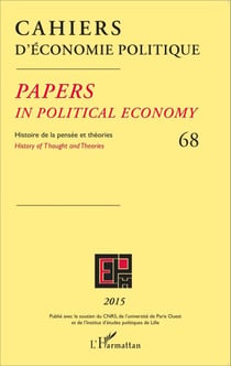 Cahiers d'économie politique - Histoire de la pensée et des théories - 68