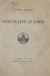 Portraits d'âmes - Avec huit planches hors-texte