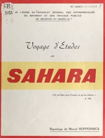 Voyage d'études au Sahara