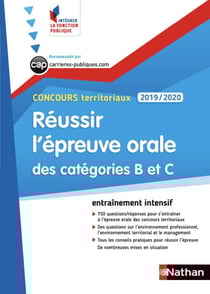 Concours territoriaux - Catégorie B et C - Intégrer la fonction publique - 2019-2020 - Format : ePub 3