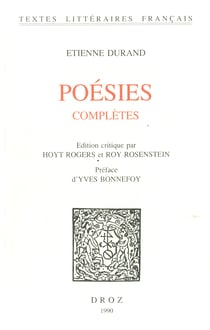 Poésies complètes