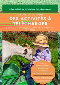 Ebook Montessori Ferme - 179 pages d'activités à télécharger sur le thème de la ferme pour vos enfants de 2 à 6 ans.