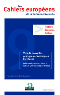 Vers de nouvelles pratiques académiques Est-Ouest - Acteurs et passeurs dans la culture universitaire en France