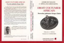 Droit coutumier africain - Proverbes judiciaires Congo
